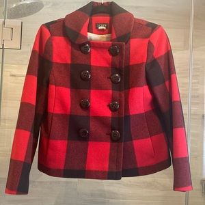 J Crew Buffalo Plaid Jacket